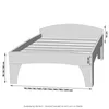 Holzbett Massivholzbett Zinkenbett (Zirbe) "Natur-Rosi" 90 Produktbild-Vorschau 8
