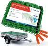 TRIBURG Anhängernetz mit Eckmarkierungen 2x3 m Produktbild-Vorschau 1