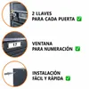 Buzón de condominio 4 compartimentos GDS Antracita RAL 7016 Vista previa de la imagen del producto 4