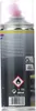Side view of a spray can with product information and safety symbols. Podgląd zdjęcia produktu