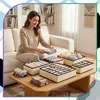 Beige Unterwäsche-Organizer-Set mit 4 faltbaren Produktbild-Vorschau 7