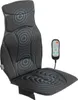 A gray shiatsu thermal massage seat mat with a black remote control is shown against a white background. Náhľad obrázku produktu