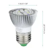 A close-up studio shot of an LED grow light bulb with dimensions indicated. Náhľad obrázku produktu
