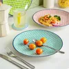 vancasso Macaron Assiette plate en porcelaine, 4 pièces, Voir les images du produit 4