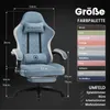 LUCKRACER Herní židle s podnožkou Ergonomická kancelářská Náhled obrázku produktu 3