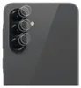 Close-up of a smartphone camera lens array with protective films applied. Produktbild-Vorschau