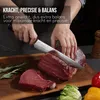 Univerzálny nôž Paudin N28 – 25 cm – Vysoko kvalitný Náhľad obrázku produktu 24