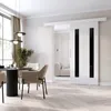 Minio, Schiebetür "CLEAN H", mit schwarzem Dekorelement, Produktbild-Vorschau 2