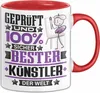 Künstler Geschenk Lustiger Spruch für Künstler Geschenkidee Produktbild-Vorschau 1