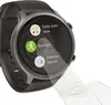 A smartwatch displaying a menu with options for 'Daily overview', 'Exercise', and 'Exercise record'. A finger is shown interacting with the screen. Náhled obrázku produktu