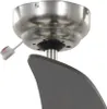 vidaXL Dekorativer Deckenventilator mit Licht 128 cm Braun Produktbild-Vorschau 7