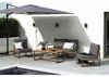 home24 Loungesessel - Polyester / Akazie Massiv - Grau / Produktbild-Vorschau 3