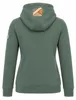 Baumfuchs Damen Sweatjacke mit Kapuze - Kapuzenjacke Grün, Produktbild-Vorschau 4