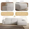 AX LIVING Couch Sofa L Form Didim mini Weiß 310 cm breit, Produktbild-Vorschau 6