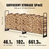 Stojak na drewno opałowe metalowy 259 x 36 x 117 cm Stojak Podgląd zdjęcia produktu 3