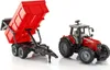 Traktor Bruder MASSEY FERGUSON ze składanym wózkiem Podgląd zdjęcia produktu 4