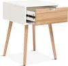 Meerveil Table de nuit avec tiroir, armoire d'appoint, Voir les images du produit 6