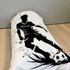 Bettwäsche Fußball Spieler Schwarz Weiß 135 x 200 cm, 100 % Produktbild-Vorschau 4