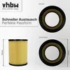 vhbw Faltenfilter kompatibel mit Hikoki Hitachi WDE 3600, Produktbild-Vorschau 4