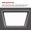 LED přisazené svítidlo FLORI čtvercové, černé, 18W, neutrální bílá Náhled obrázku produktu