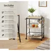 tectake® Servierwagen Worcester 65 x 41,5 x 87 cm Produktbild-Vorschau 2