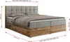MKS MEBLE Boxspringbett 120x200 mit Bettkasten Eiche, Produktbild-Vorschau 6