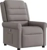 relaxační křeslo vidaXL Taupe Fabric Náhled obrázku produktu 1