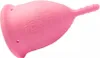 A pink menstrual cup is shown against a white background. Náhľad obrázku produktu