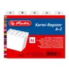 Herlitz Karteiregister A-Z PP A6 quer weiß 24-teilig Produktbild-Vorschau 1