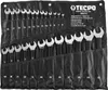 TECPO Maul-Ringschlüssel Satz 6-32 mm Rutschfest 25 Teile Produktbild-Vorschau 4