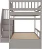 Sweiko Lit superposé en bois massif 90x200 cm, Avec Voir les images du produit 14