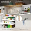 Hoge kast, wit, met bewegingssensor, verstelbare planken, Productafbeelding-voorbeeld 5