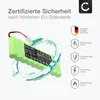 CELLONIC 2x Akku für Haustechnik Kompatibel mit Roto RT2-SF Produktbild-Vorschau 3
