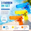 3x set di pistole ad acqua 12 cm per bambini e adulti - a Anteprima dell’immagine prodotto 5