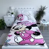 Flanelldecke 100x150 Minnie Mouse rosa (koralle) Produktbild-Vorschau 2