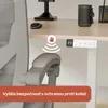 AREBOS Elektrický výškovo nastaviteľný rám stola biely 2 Náhľad obrázku produktu 7