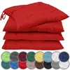 Sitzkissen Rot 40 X 40 + 4 CM (4er Pack) Produktbild-Vorschau 1