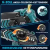 Akku Hochentaster 4-in-1 Bürstenloser Elektro Teleskop Produktbild-Vorschau 5