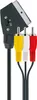 SCART/CINCH Adapterkabel 1,5 m schwarz Produktbild-Vorschau 1