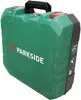 A green and black tool case with the Parkside logo on it. Náhľad obrázku produktu