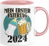 Erster Vatertag 2024 Geschenk Tasse Lustige Geschenkidee 1. Produktbild-Vorschau 1