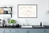 MuchoWow® Gerahmtes Poster Marmor - Limette - Gold - Luxus Produktbild-Vorschau 4