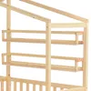 Sweiko detská posteľ 90x200cm+140x70cm domček posteľ so Náhľad obrázku produktu 11