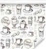 10m VLIES TAPETE Rolle Esszimmer Kaffee Kaffeebohnen Tassen Produktbild-Vorschau 1
