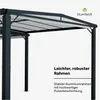 Blumfeldt Pantheon Solid Sky Expand Pavillon 3x6 m – Produktbild-Vorschau 4