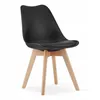 Set di tavolo rettangolare 120x80 Craft + 4 sedie MARK nero Anteprima dell’immagine prodotto 2
