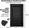 etérea Badteppich Kiara Baumwolle Uni , 70x120 cm Schwarz Produktbild-Vorschau 2