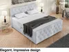 MEBLINI Boxspringbett mit Bettkasten - Gepolstert Produktbild-Vorschau 4