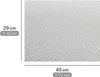 A product image showing dimensions for a refrigerator mat. Produktbild-Vorschau