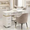 Scrivania tavolo cosmetico per manicure con aspiratore di Anteprima dell’immagine prodotto 4